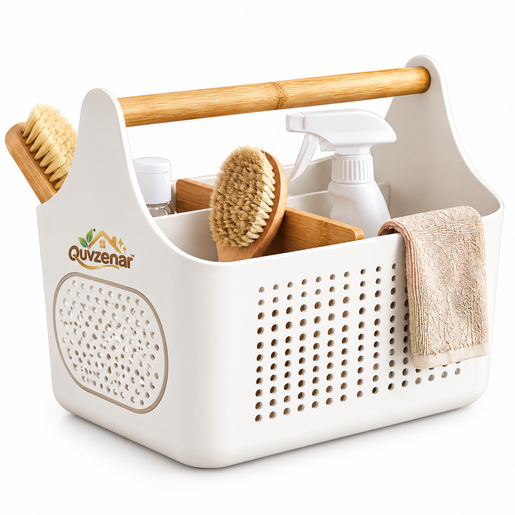 𝒒𝒖𝒗𝒛𝒆𝒏𝒂𝒓™ Portable Utility Caddy with Adjustable Dividers — view 5