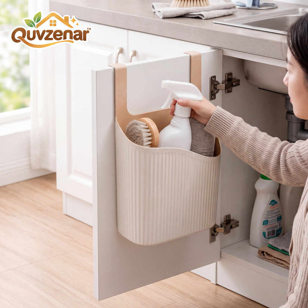 𝒒𝒖𝒗𝒛𝒆𝒏𝒂𝒓™ Over-Door Hanging Storage Caddy — view 3
