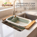 𝒒𝒖𝒗𝒛𝒆𝒏𝒂𝒓™ Expandable Sink Strainer & Caddy — view 1