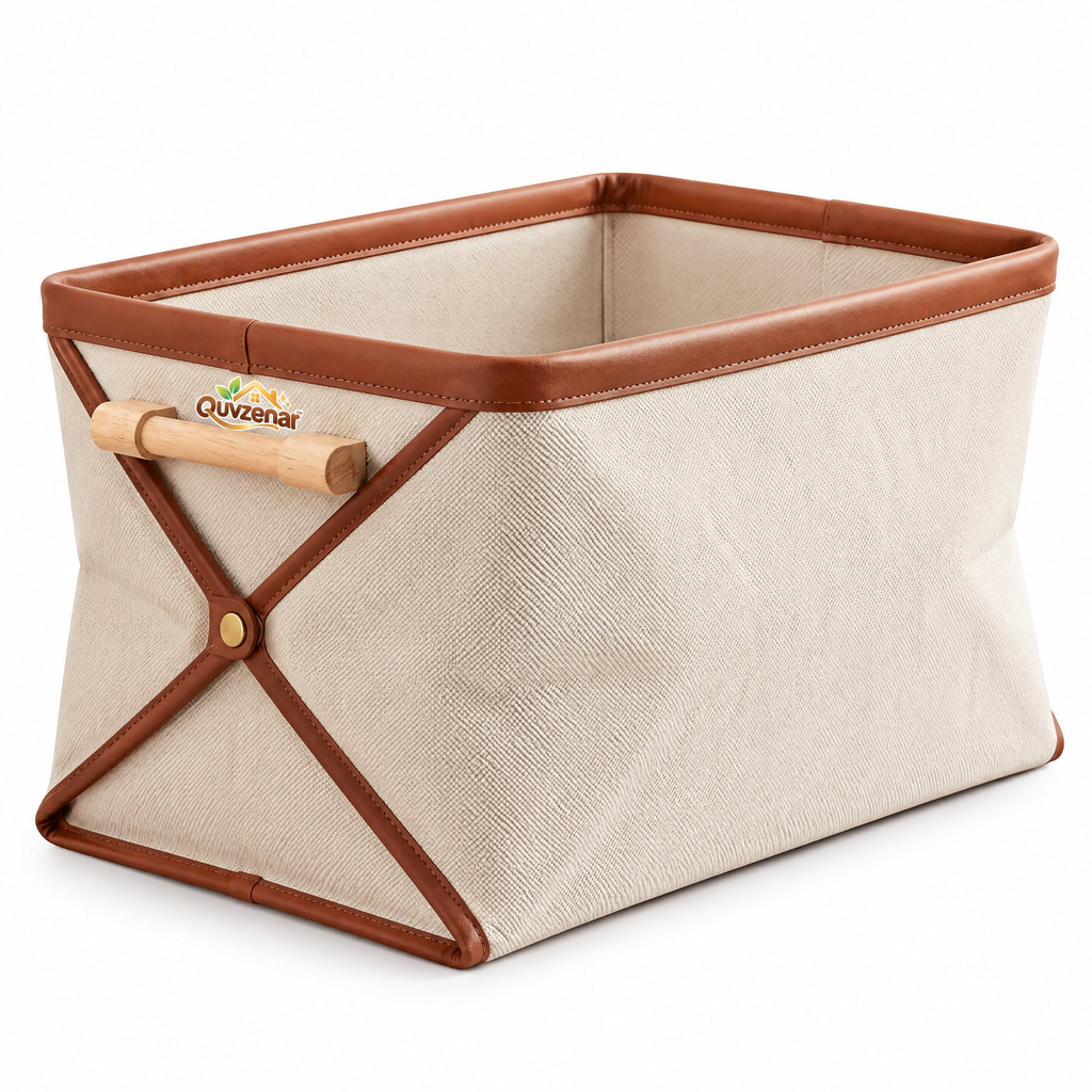 𝒒𝒖𝒗𝒛𝒆𝒏𝒂𝒓™ Geometric Collapsible Storage Basket — view 5