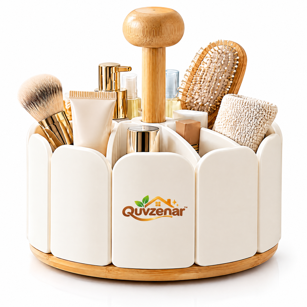 𝒒𝒖𝒗𝒛𝒆𝒏𝒂𝒓™ Rotating Countertop Organizer Caddy — view 5