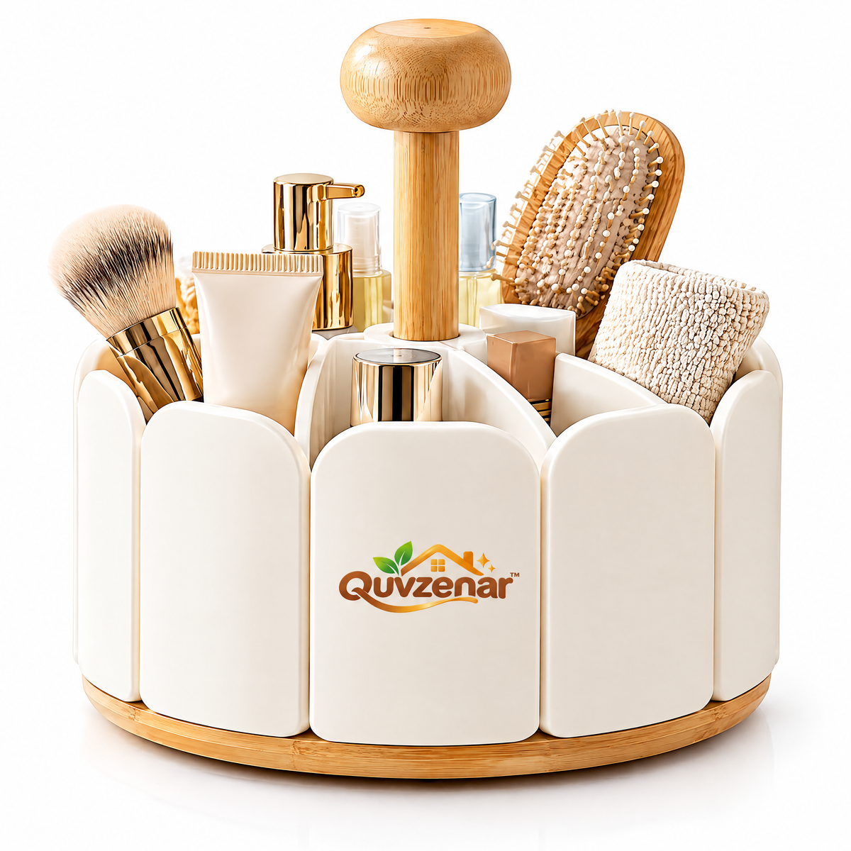 𝒒𝒖𝒗𝒛𝒆𝒏𝒂𝒓™ Rotating Countertop Organizer Caddy — view 5