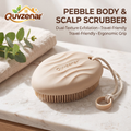 𝒒𝒖𝒗𝒛𝒆𝒏𝒂𝒓™ Pebble Body & Scalp Scrubber — view 2